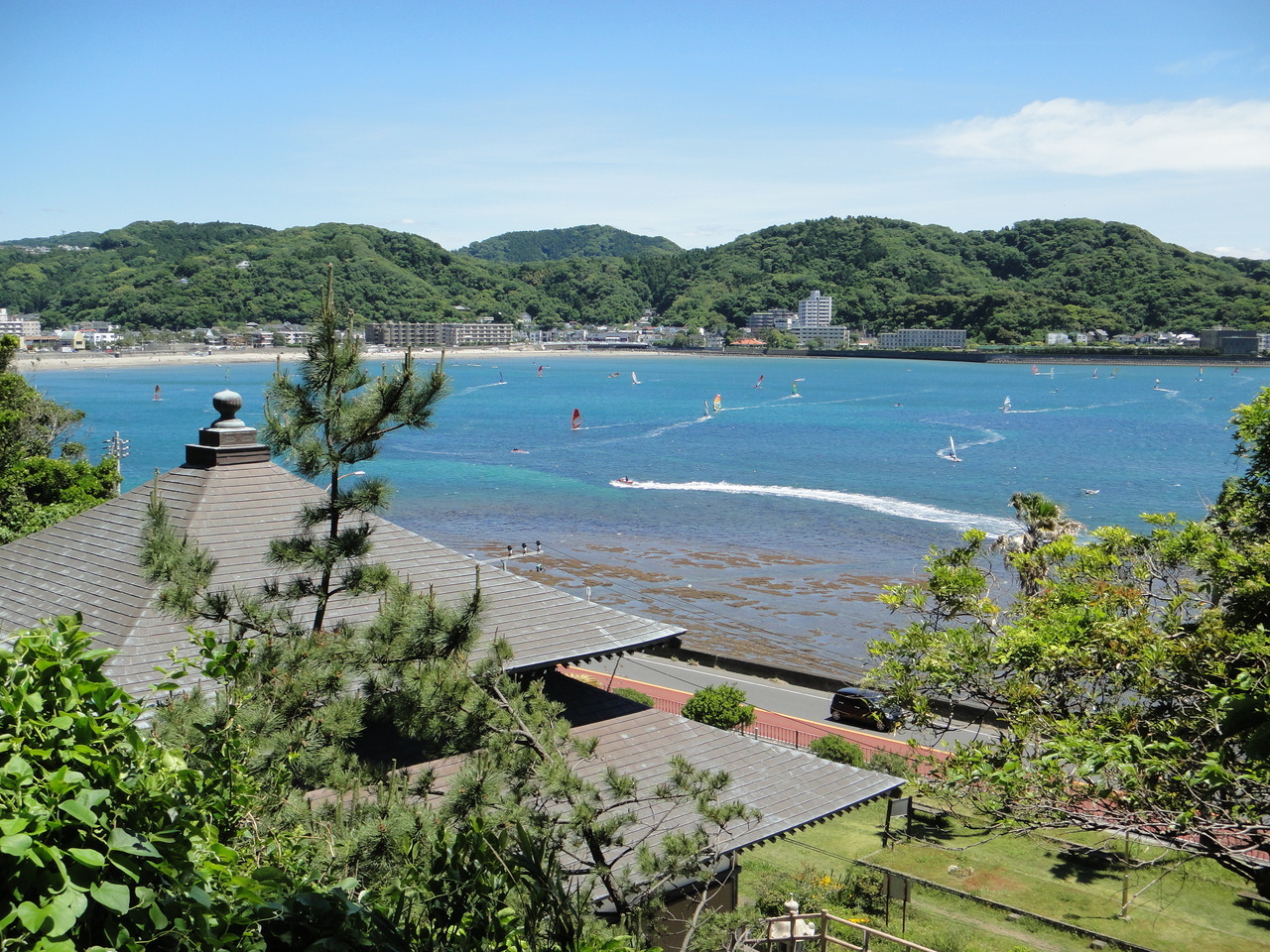 逗子湾の遠景